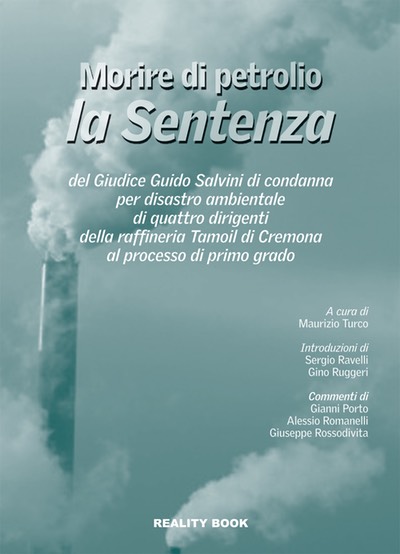 copertina del libro morire di petrolio - secondo volume, la sentenza